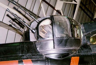 Dtail tourelle Boulton Paul Defiant - Photo du site bayourenaissance.blogspot.com