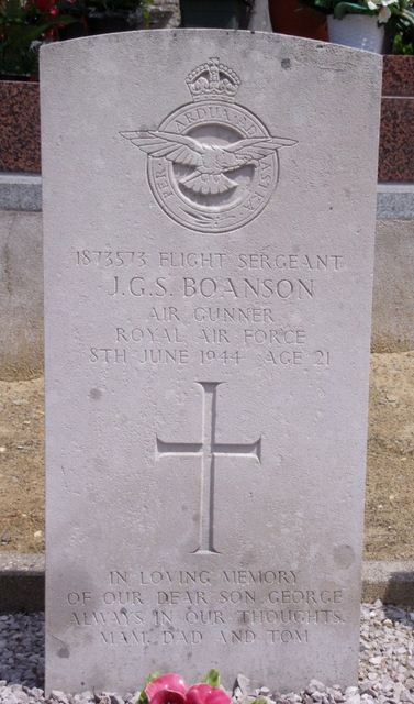 Tombe F/Sgt Boanson