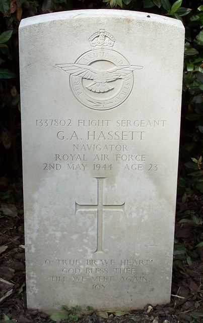 Tombe F/Sgt Hassett