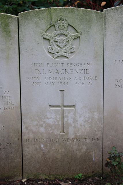 Tombe F/Sgt MacKenzie