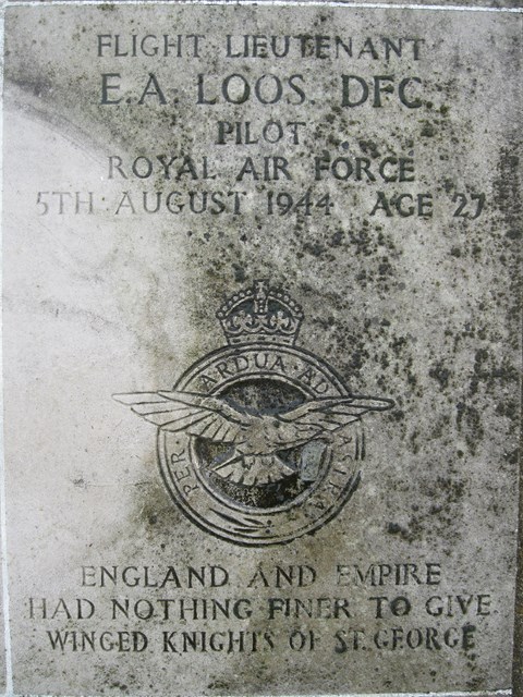 Plaque F/Lt Loos